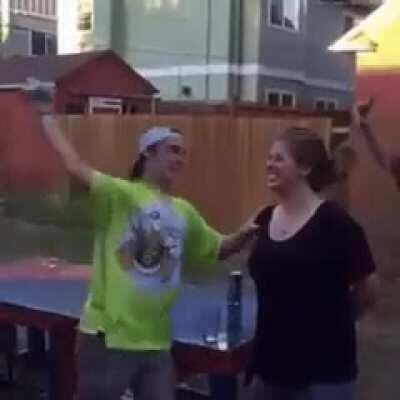 You win a broken nose!