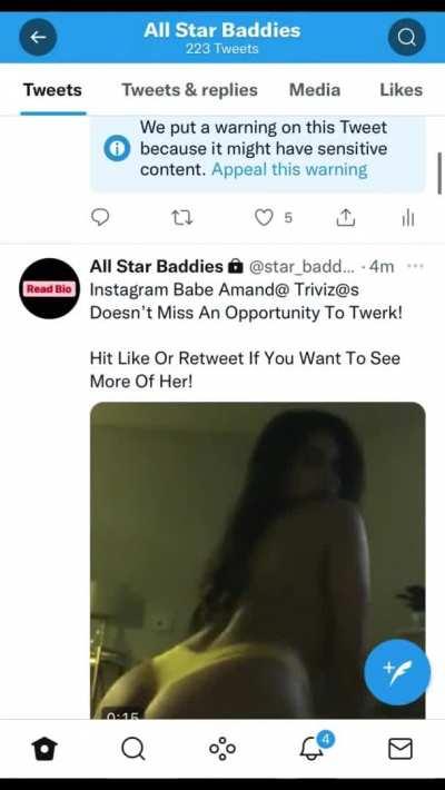 Instagram Star Amand@ Triviz@s Shows Off Her Nude Body For You! Twitter:@star_baddies