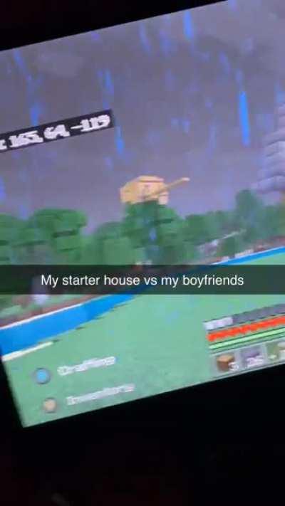 My starter base vs my boyfriend’s