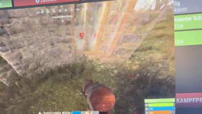 AK After 5 min but fumbled…