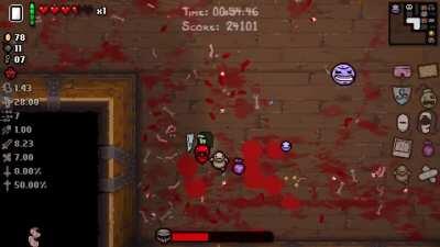 Sometimes something looks at you from chest cracks.