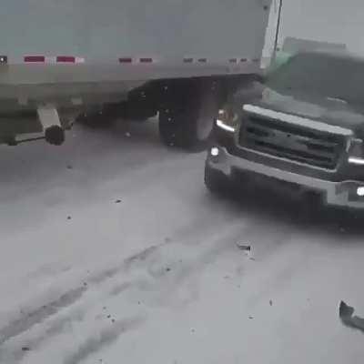 Inside a blizzard...