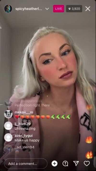 Teasing and slips turned into full on showing