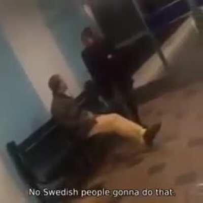 Swedish man goes on racist rant