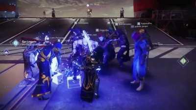 throwing a party with randoms, thats why i love Destiny