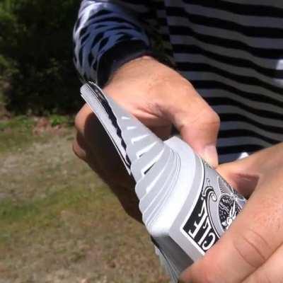 Playing cards from 2006 that used white black and grey shades instead of the typical red black and blues.