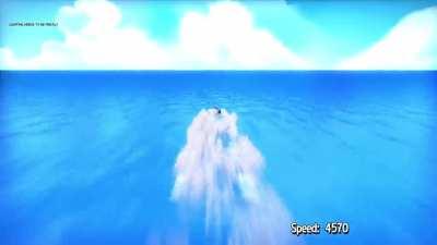 hat kid found a water jetpack