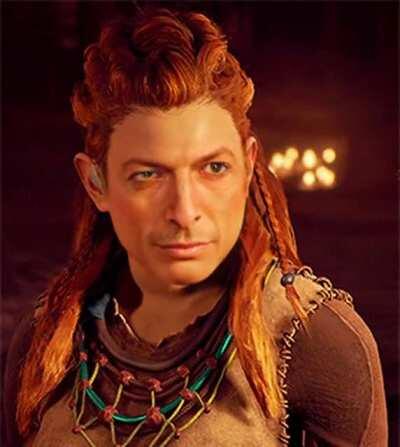 Jeff Goldblum as Aloy [GIF]