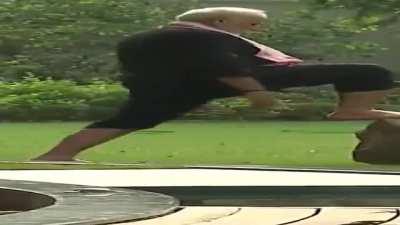 Wide Yoga with Prime minister Modi