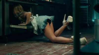 She for sure knows how to tease in music video's