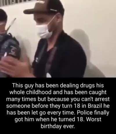 Well at least he got cake….