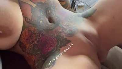 My nipples get so hard when I orgasm