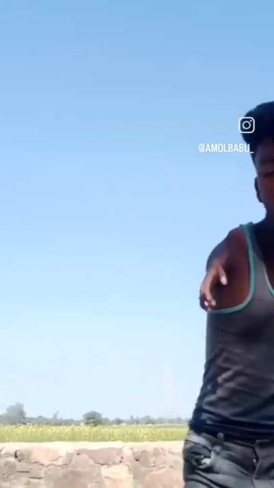 His cousin with the moves