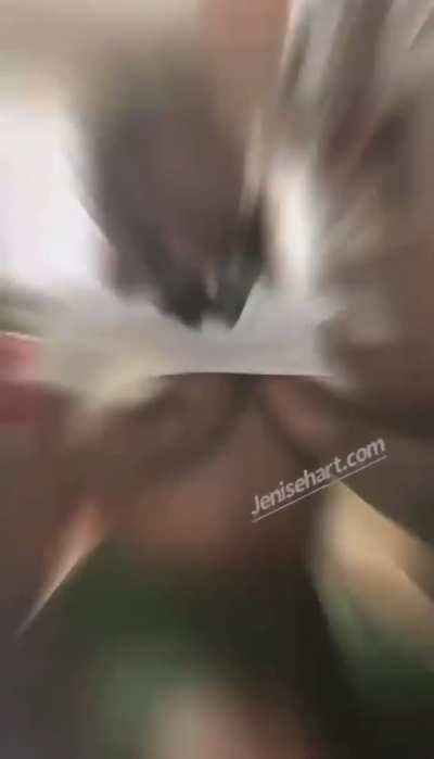 She’s serving more than Girl Scout cookies