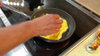 I saw a viral video of an egg sandwich being made that used so any animal products, so I made the vegan version.