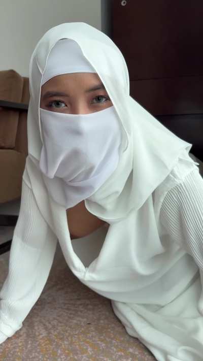 Bent over with my titties swinging