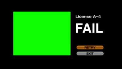 Gran turismo 4 licence fail template