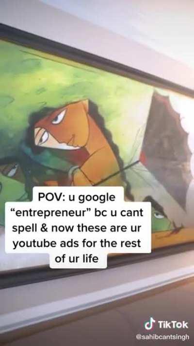 i love how this dude satirizes the performativity and grift of social media