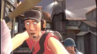 Soldier steals scouts ass