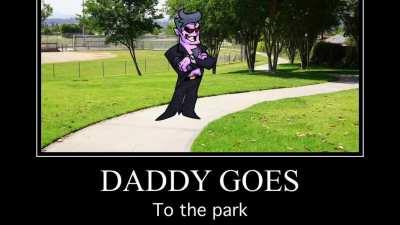 He do be going to the park tho