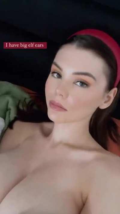 Ashley has big 'Elf Ears'