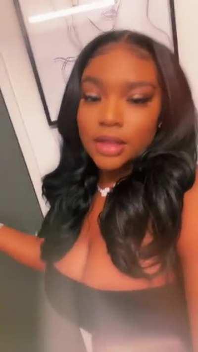 Who's that person for her? Moist browny