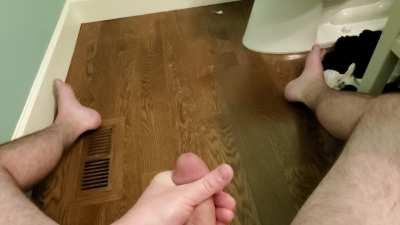 My hard wood spraying on hardwood (OC)