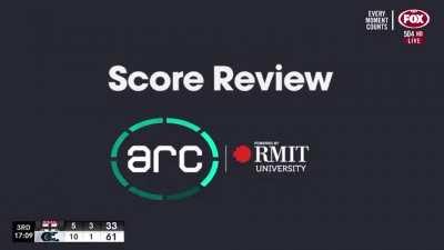 Score review complete, umpires call is: