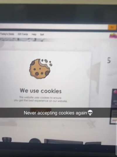 Dont accept cookies