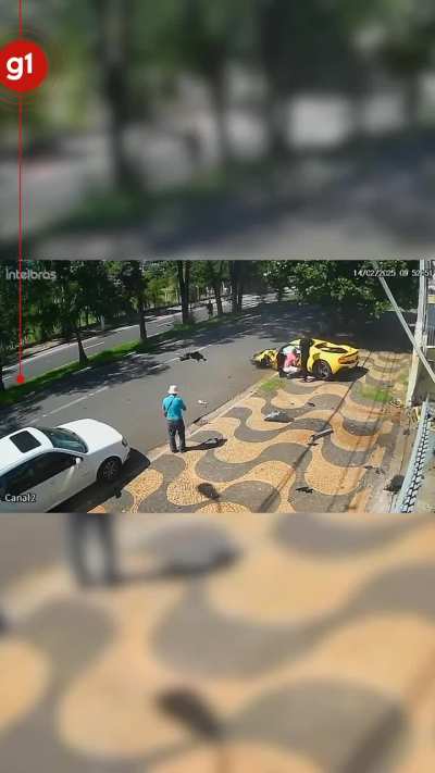 Ferrari 296 GTB Crash