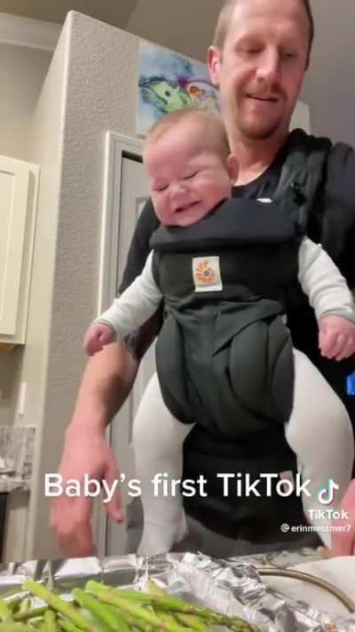 Baby's first Tiktok