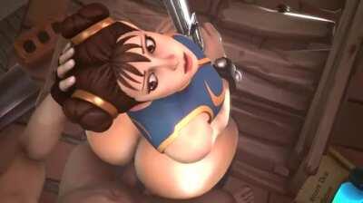 Chun-Li getting fucked (Stoned Dude)
