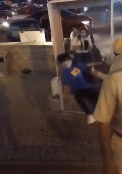 Flinching during a temperature check