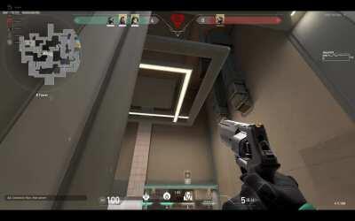 Teaching an enemy viper a lineup mid game. Unrated games can be really wholesome!