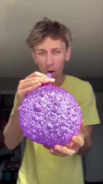 This balloon being popped