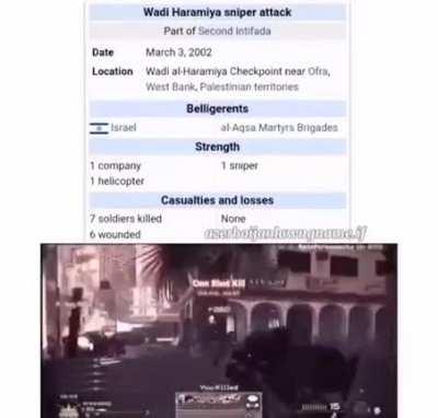 Gigachad Palestinian sniper