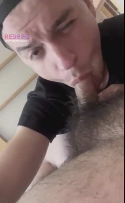 What is the first thing you say if you are sucking your bro's cock and he cums in your mouth without a warning