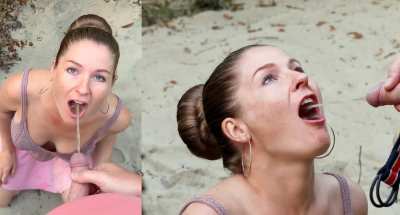 I swallow a mouthful of piss the way you like it