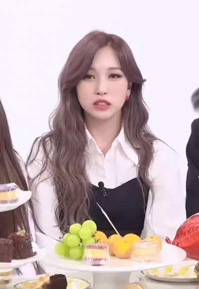 Adorable Mina pout