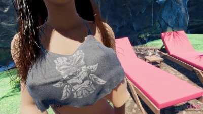 A cutting-edge cloth simulation, only for the pleasure