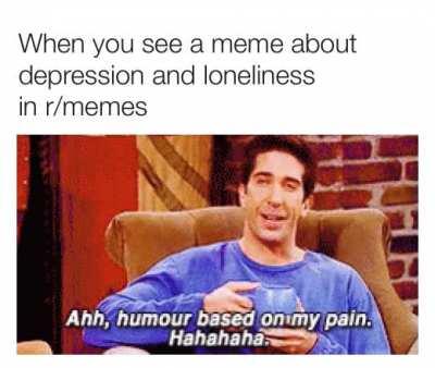 Laughing away the pain