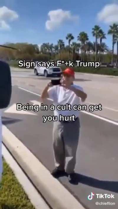 He did tell him to get out of his face...