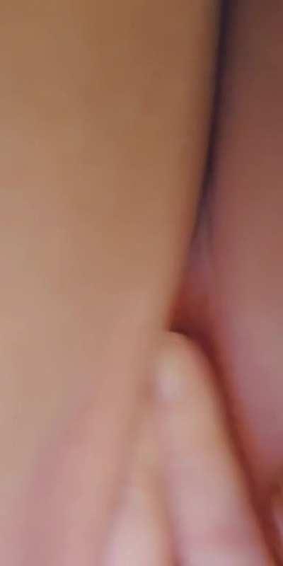 Blowing a bubble 🤭