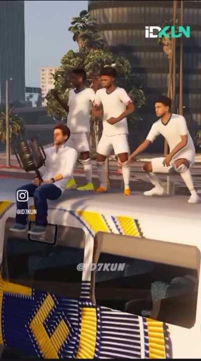 Real Madrid La Liga trophy Parade