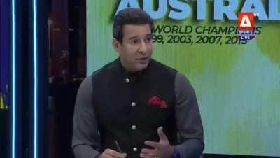 Umar Akmal in and as Wasim Akram