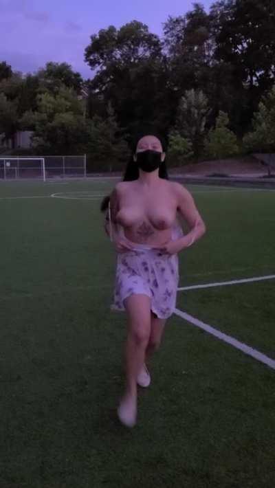 Running towards your package like…