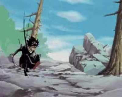 I haven't a clue on what to post so enjoy Hiei being Sonic 2.0