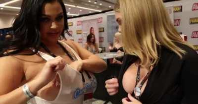 While at the AVN I found out Ashlyn is Bigger Than I thought [self]