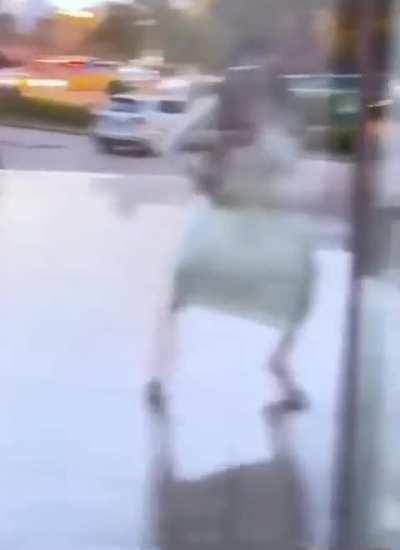 Beautiful bride practicing how she’ll walk down the aisle💕