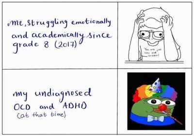 All the self-hatred and weirdness feel well explained now.